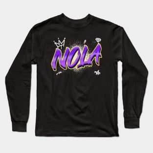 NOLA HOODIES NEW ORLEANS LOUISIANA MARDI GRAS Long Sleeve T-Shirt